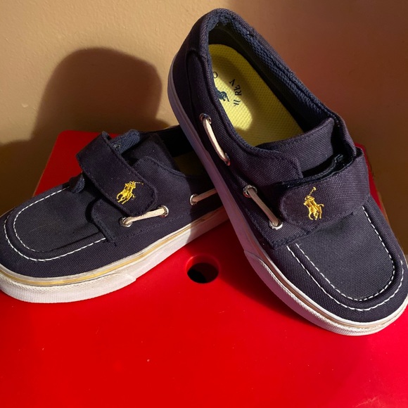 Ralph Lauren Other - Boys Ralph Lauren Polo Velcro sneakers!!